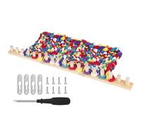 Generico Per Maglia | In Legno Per Filato Grossolano Da 89 Cm | Strumento Per Tessitura Con Filato Spesso - Per Letto Divano Decorazione Casa Autunno Bambini Adulti Principianti Uncinetto Tessitura