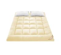 Generico per materasso - Topper in velluto Tatami, strato di supporto soffice e traspirante, potenziatore del comfort antistress, protezione per il sonno per appartamento, ostello, pensione, sing