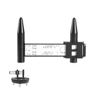 Generico per Modello di Vite per in Alluminio - Righello Scorrevole PCD A 8 Alette, per per Auto di Misurazione Scorrevole per Modello di Vite per Righello