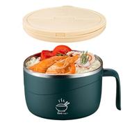 Generico per Noodles Istantanei con Bacchette - Set Portatile con Coperchio e Forchetta per Zuppa,Termoresistente per Pasta | per Cucina, Pho, Riso, Porridge, Gumbo, Studenti Universitari