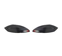 Generico Per Panamera 970 2010 2011 2012 2013 Fanale posteriore auto | Coppia fanali posteriori LED, coda/freno/freccia/DRL dinamica, plug-and-play(2pcs Black)