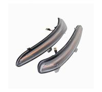 Generico Per Peugeot 208 2008 2PCS Dinamica LED Specchietto Laterale Lampeggiante Luci Sequenziale Indicatori Di Direzione Lampade Laterale Indicatore(Crystal)