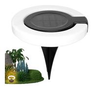 Generico Per Picchetti Da Giardino,Lampada Da Esterno Impermeabile A Disco | Per Paesaggio Rotanti A 360 Gradi - Sensore Intelligente Per Sentiero Prato Patio Parcheggio Campeggio