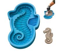 Generico per Pietre da Giardino Decorazione Stampo A Tema Mare Silicone | Per Pietre In Cemento da Giardino Cortile Esterno Natale Pittura Famiglia