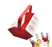 Generico Per Refrigeratore Per Birra Da 6 Bottiglie, Porta Secchiello | La Camera Di Ghiaccio Integrata Mantiene Refrigerate 6 Birre Per Oltre 3 Ore. Resistente PP, Senza BPA