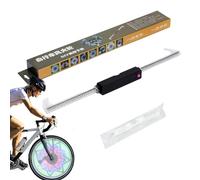 Generico per Ruote di Bicicletta A LED - Lampada a LED per Raggi con 36 per Sicurezza Bici - Impermeabili per Raggi Ciclismo,per Percorsi su Strada Montagna Sterrato Commuting Notturno Escursionismo