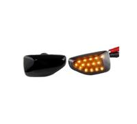 Generico Per Sandero Per Stepway Per Duster Indicatori Di Posizione Laterali Dinamici A LED Direzione Lampeggiante 12V 2× Retrovisore Indicatore Direzione(Dynamic)