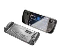 Generico Per STEAM DECK OLED, Custodia Protettiva Per Console Di Gioco Portatile, In Tpu, Trasparente, Anti-Goccia, Antigraffio, Custodia Protettiva (Trasparente Nero)