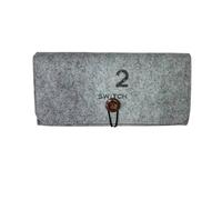 Generico Per Switch 2 Custodia Portatile in Feltro con Design Antiurto, Custodia Protettiva Antigraffio, Custodia da Viaggio Resistente per Console di Gioco Switch2. (Gris)
