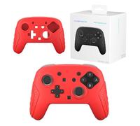 Generico Per Switch 2 Pro Controller Custodia Protettiva in Silicone Antiscivolo e Resistente Agli Urti, Console di Gioco per Switch 2 Pro Controller Soft Shell. (Rosso)