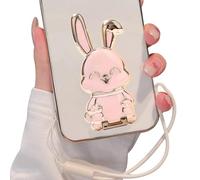 Generico per telefono Bunny Rabbit - Supporto per cellulare portatile simpatico coniglietto | adesiva per display da tavolo pieghevole adatta per la maggior parte dei telefoni