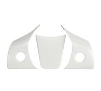 Generico per Tesla Model 3 Y ABS Decorazione Patch Volante in Fibra di Carbonio Accessori Interni Modificati(Wit)
