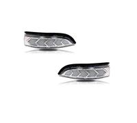 Generico Per Toyota Per Avalon Per Corolla IM Per Prius C Dynamic Amber LED Car Front Side Mirror Indicatori Di Direzione Retrovisore Indicatore Direzione(Clear)