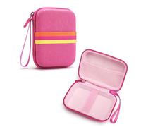 Generico Per Trimiu Brick, Borsa di Stoccaggio Console di Gioco Portatile Antiurto Custodia per Organizer Portatile Trimiui Brick Borsa per il Trasporto (Rosa)
