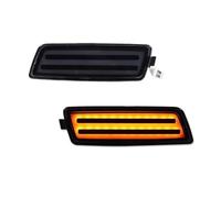 Generico Per VW MK5 Per Golf Per GTI Per Rabbit 2006-2009 2 Pezzi LED Luci Posizione Laterali Per Auto Indicatori Direzione Sequenziali Retrovisore Indicatore Direzione(Amber B)