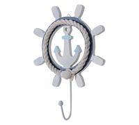 Generico Percheros De Pared Náuticos - Ganchos Decorativos Tema Mar | Estilo Mediterráneo Para Abrigos Sombreros Toallas Cocina Entrada Dormitorio Oficina Hogar