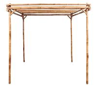 Generico Pergolato in Bambù 170x170x220 cm,Marrone,21.55kg,49296