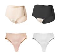 Generico Perizoma Invisibile Camel Toe - Comfort Senza Cuciture, Miscela di Nylon/Spandex, Perfetto per Yoga, Palestra e Uso Quotidiano (4pc-f,S)