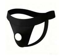 Generico Perizoma Uomo con Anello in Silicone Sospensorio Sportivo Intimo Sexy Senza Cavallo sul Davanti Uomo Perizoma Filo Vita Bassa Slip Tanga Hot G-String Jockstrap Mutande Lingerie Hot