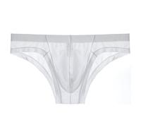 Generico Perizoma Uomo Intimo Sexy Uomo Biancheria Intima Slip in Mesh Trasparente Super Traspiranti per Uso Quotidiano Casa, Escursioni Ed Estate Leggeri E Comodi