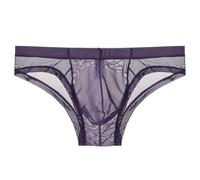 Generico Perizoma Uomo Intimo Sexy Uomo Biancheria Intima Slip in Mesh Trasparente Super Traspiranti per Uso Quotidiano Casa, Escursioni Ed Estate Leggeri E Comodi