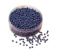 Generico Perle di vetro per gioielli che fanno facilmente filettatura, regolazione della mano e degli occhi e perle di distanziatore bracciale fine | Vistaprint piccole distanziali rotonde lisce ar