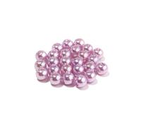 Generico Perline di Perle finte acriliche Rotonde in plastica ABS, 50-1000 Pezzi/Lotto, Perline sciolte for la creazione di Gioielli(Light Purple,3mm x 1000PCS)