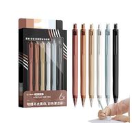 Generico Permanent Marker-Fine Point Pens Assorted Colors | Retractable 0.7mm 6 Colors Washable | Acrylic Colored Pens Set | For Office School Journaling Writing Artistic Sketches Comic Storyboarding