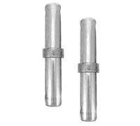 Generico Perno di Accoppiamento per Impalcature Zincato Collare 2 Pezzi Fermo a Molla per Attrezzatura Edile Supporto Carico Pesante e Resistenza Agli Agenti Atmosferici