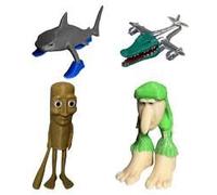 Generico Personaggi di tendenza - Tung Tung Tung Sahur, Tralalero Tralala, Bombardino Crocodilo, Brr Brr Patapim, cappuccino assassino, - Brairot Collezione, Ufficio, Regalo,1 personaggio a sorpresa