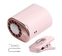 Generico Personal Clamp On Fan - LED Display Quiet Summer Appliance | Personal Fan Clamp-on Car for Public Transport Travel Camping Golf Beach Picnic Gardening Men Women