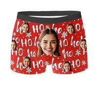 Generico Personalised Men's Boxer Briefs with Photo Underwear Personalised Underpants Funny Unique Gift for Boy And Husband Idea Birthday Valentine's Day And Anniversary