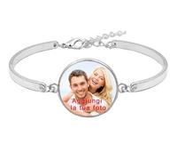 Generico Personalizzata Bracciale Con Foto Per Gli Uomini Le Donne Braccialetto souvenir Per Giorno Di San Valentino，Compagni di Classe，Agli Amanti，Dare Agli Amici
