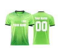 Generico Personalizzata Maglia da Calcio con Nome E Numero - Tessuto Traspirante E Resistente allo Sbiadimento - per Uomini Donne Giovani - Partite Allenamenti Regali Calcistici