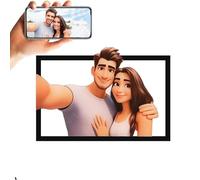 Generico Personalizzato 3D Cartoon Style Photo Frame - Portafoto personalizzato Anime, Personalizzabile con Foto di Famiglia, Regalo Compleanno Coppia Anniversario, Decorazione Interni