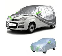 Generico personalizzato telo auto Compatibile con Fiat Panda II 1986-2003,protezione solare,dalla pioggia,dal vento,dalla polvere,adatto a tutte le stagioni(silver)