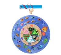 Genérico Pesce magnetico, gioco di magnetico,Legno Children Learning | Giochi di cattura di pesce, apprendimento prescolare di giocattoli educativi per bambini oltre 3 anni