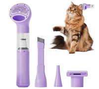 Generico Pet Grooming Vacuum - ABS pPlastic 18x6x6cm, Portable Wireless Multi Nozzles Quiet Cleaner | Handheld Powerful Suction Hair Remover for Bedroom Kitchen Offices Vehicle Truck and Party