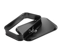 Generico Petits Moules À Gâteaux - Acier Au Carbone 33 Cm, De Cuisson Rectangulaire, Démoulage Facile | Poêle À Brownie Antiadhésive, Boîte À Amovible Pour Biscuits, Crème Glacée, Maison, Com