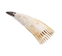 Generico Pettine Da Massaggio Massaggiatore Raschiare Spazzola Per Asciugacapelli Scrubber Forfora Shampoo Coda Mano Scratcher Rottame Setola Chiarificatore Corno Tenuto Corna Khaki