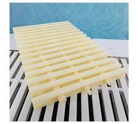 Generico Pezzi di griglia di drenaggio per Piscina, Strisce in plastica ABS Resistenti per la Gestione del Troppo Pieno d'Acqua per Interni/Esterni, Dimensioni 25x100 cm, Soluzione Efficace per Il Dr