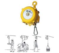 Generico Pezzo Retrattore a Molla Regolabile con bilanciatore - Portautensili ergonomico con Fune Metallica da 1,5 m, in Acciaio Legato, Supporta 120-140 kg per Una Maggiore efficienza e Sicurezza su