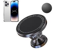 Genérico Phone Car Mount - Magnetic Phone Holder | Portatile universale 360 Degree Rotation Smartphone Cradle, Metal Workout & Gym Phone Holder, Magnetic Phone Mount