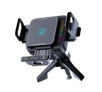 Generico Phone Charger Car Mount, Wireless Fast Charge Rotate, 90 Degree Fold with Secure Grip, Quick Charge with Easy, Car Mount for SUV Truck, Phone Hold for RV Minivan Road Trip