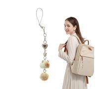 Generico Phone Charm,Ciondolo Estetico per Cellulare con Cordino - Ciondolo per Donna e Ragazza per Borsa Zaino Portafogli e Telefono