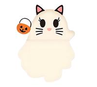 Generico Phone Figurine, Halloween Ghost Decor, Mini Stick on Sculpture, 0.98x0.59x1.38 Inches Reusable Adhesive Backing, Compact Cute Design, Phones, Tablets, Dashboards, Seasonal Use