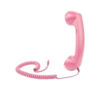 Generico Phone Handset - Corded Handset, Retro Classic Home Supplies with Microphone Type-C | Cell Phone Receiver for Calling Kitchen Living Room Bedside Bathroom Bed Desk Travel School Hospital