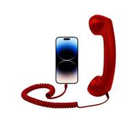 Generico Phone Handset - Corded Handset, Retro Classic Home Supplies with Microphone Type-C | Cell Phone Receiver for Calling Kitchen Living Room Bedside Bathroom Bed Desk Travel School Hospital