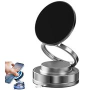 Generico Phone Holder, 360 adjustable vacuum magnetic phone holder, Mount, vacuum adsorption magnetic bracket (Black)