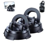 Generico Phone Holder, 360-Degree Rotatable Mobile Holder with Non-Slip Base, Intelligent Suction Cup Multifunction Console with Navigation, All Phones (2PCS)